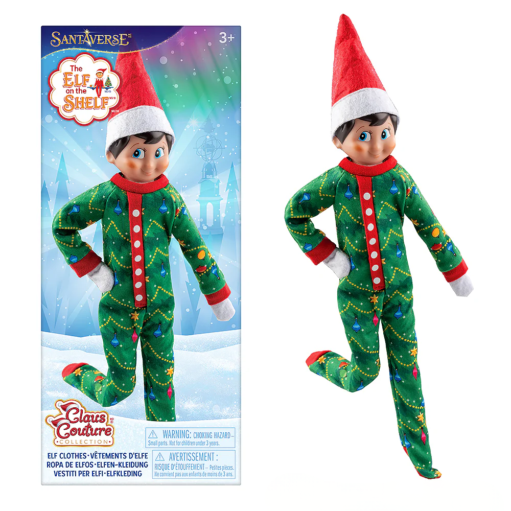 The Elf on the Shelf® | Claus Couture® Pijama Buenas Noches Brilla Fuerte
