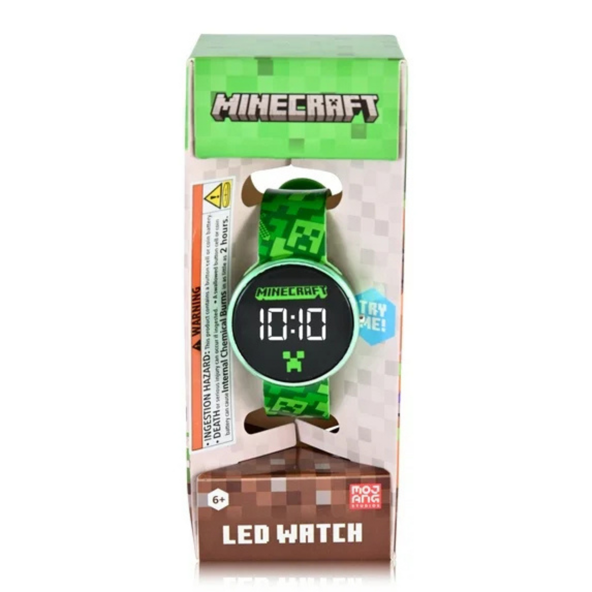 MINECRAFT | Reloj de correa con estampado de creeper