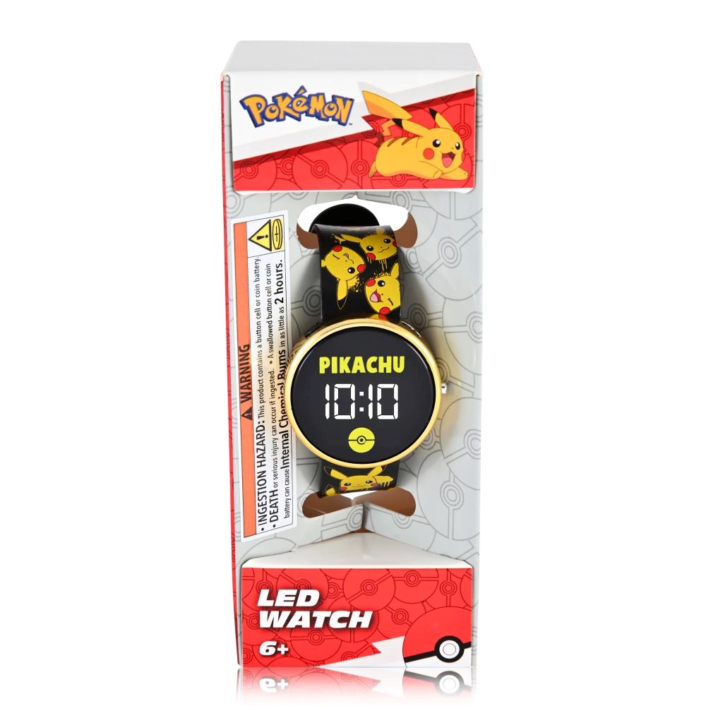 Pokemon | Reloj Digital con Diseño de Pikachu