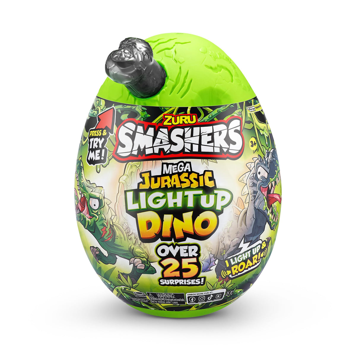 Smashers | Mega Jurassic Light Up Dino