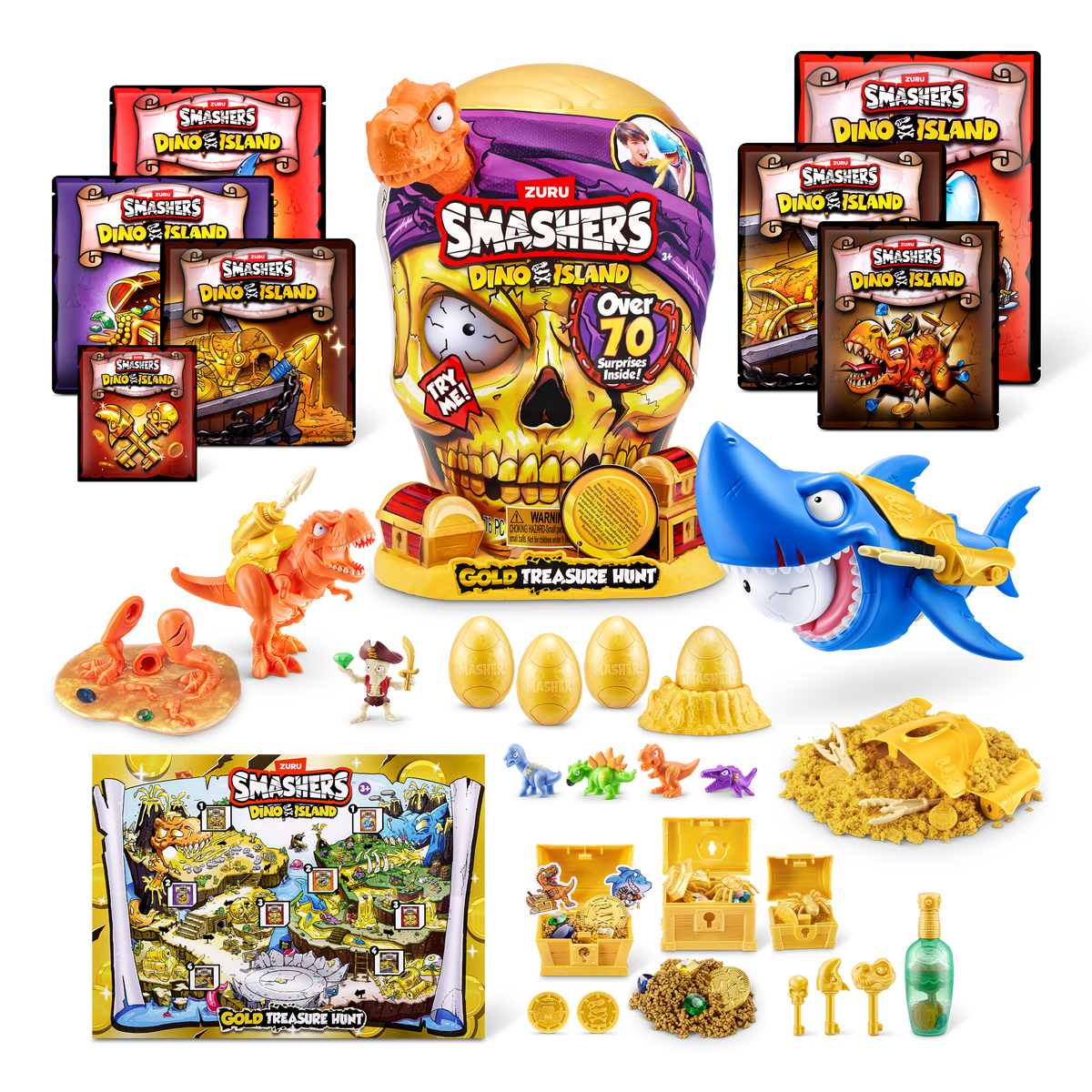 Smashers | Dino Island - Cazador de Tesoros de Oro