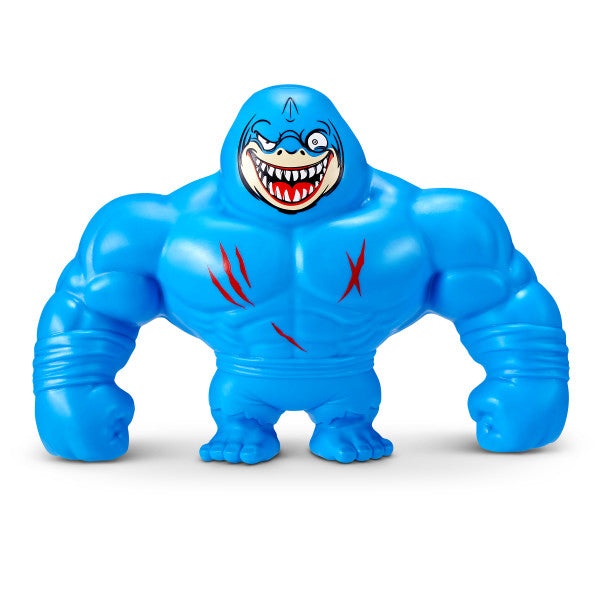 Smashers | Smashers SLAM Heroes de ZURU, tiburón o luchador de juguete estirable para niños