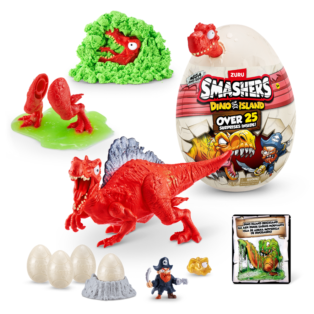 Smashers | Smashers Dino Island Mega Huevo de ZURU