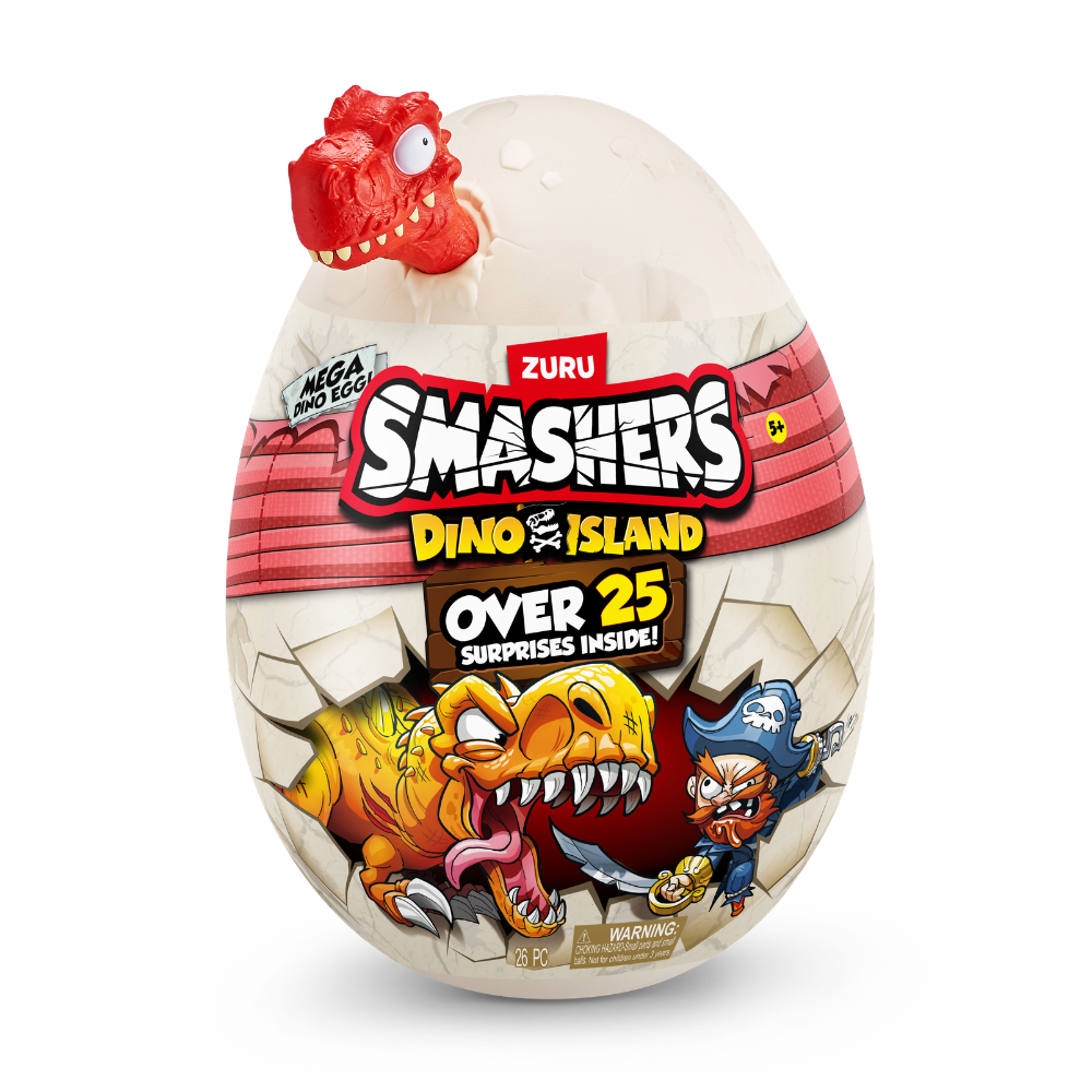 Smashers | Smashers Dino Island Mega Huevo de ZURU