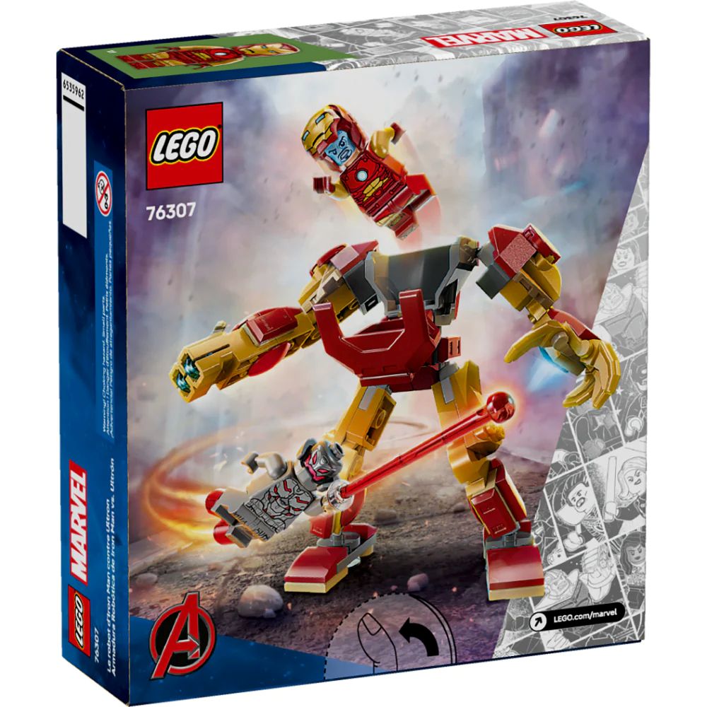 Lego | Armadura Robótica de Iron Man vs. Ultrón