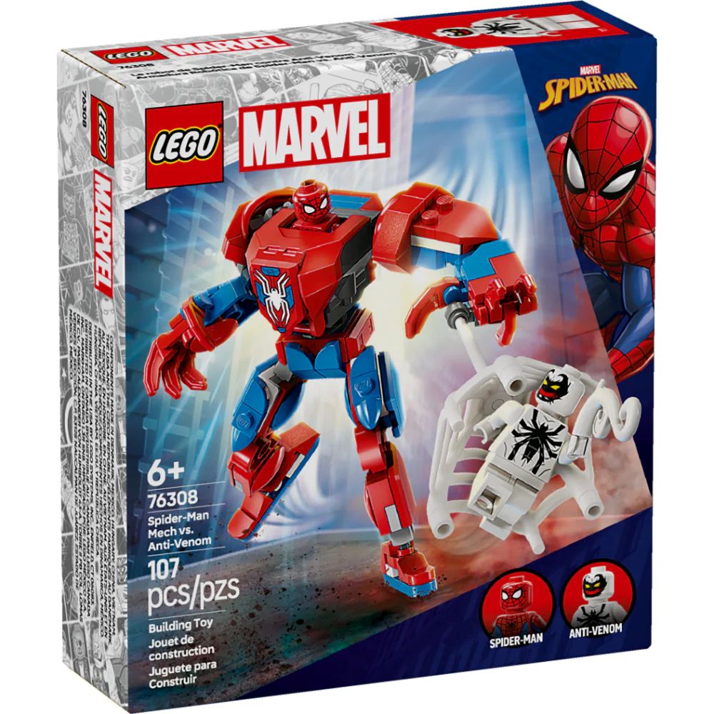Lego | Armadura Robótica de Spider-Man vs. el Anti-Venom