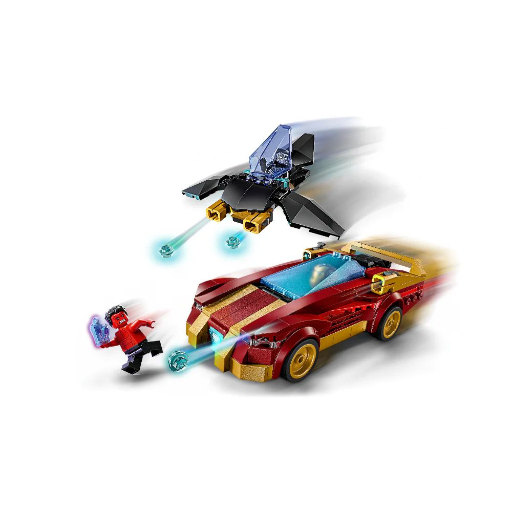 Lego | Marvel Deportivo de Iron Man y Black Panther vs. Hulk Rojo