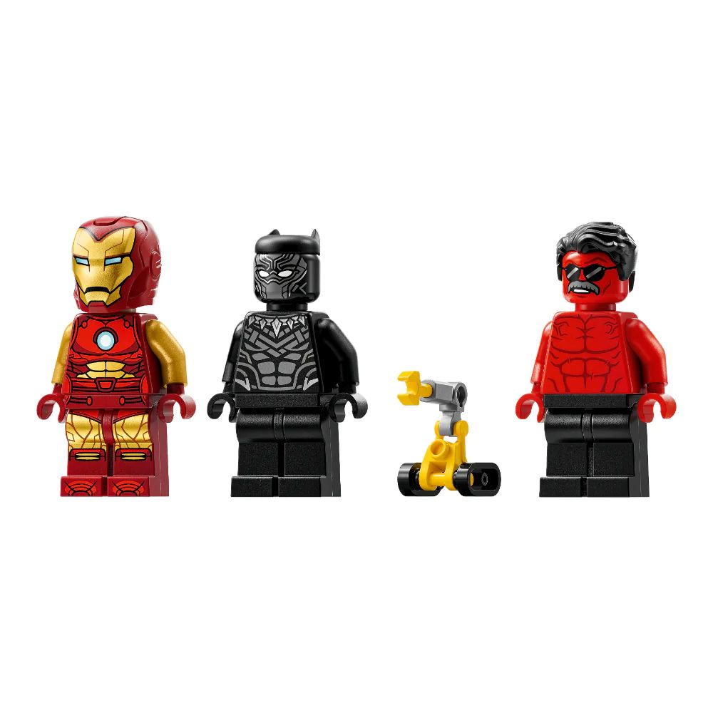 Lego | Marvel Deportivo de Iron Man y Black Panther vs. Hulk Rojo