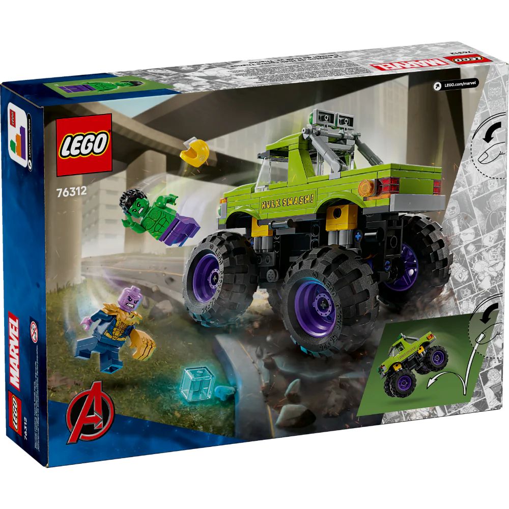 Lego | Marvel Camión de Hulk vs. Thanos