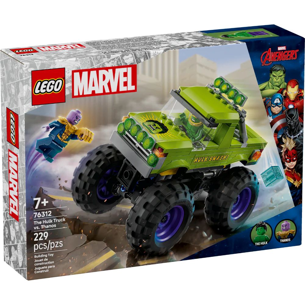Lego | Marvel Camión de Hulk vs. Thanos