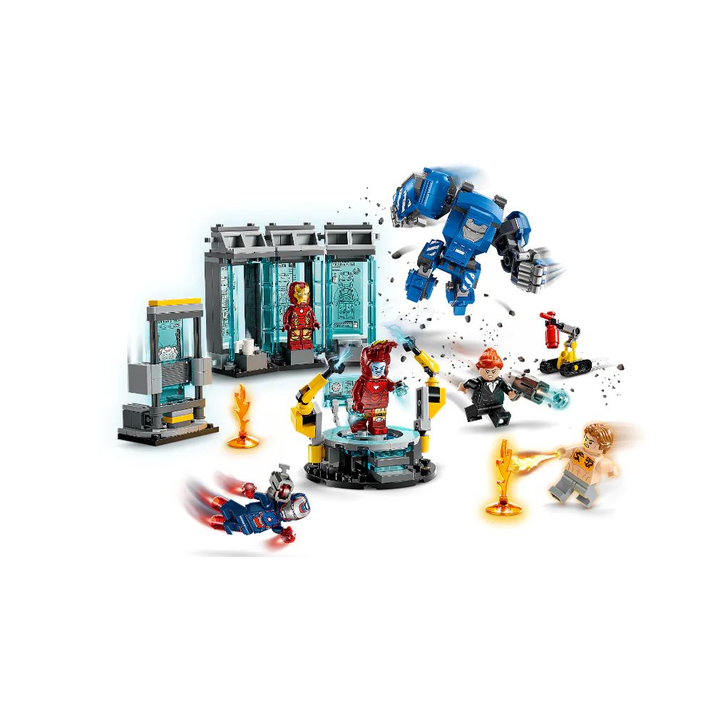 Lego | Marvel Laboratorio de Iron Man: Sala de Armaduras