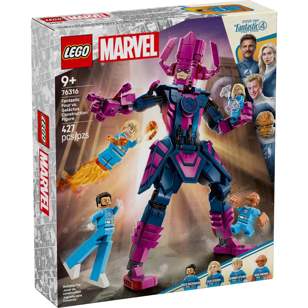 Lego | Marvel Cuatro Fantásticos vs. Figura para Construir de Galactus