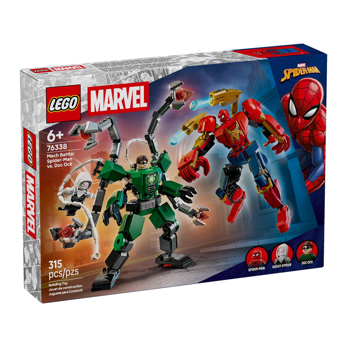 Lego® ǀ Marvel Batalla De Armaduras Robóticas: Spider-Man Vs. Doc Ock