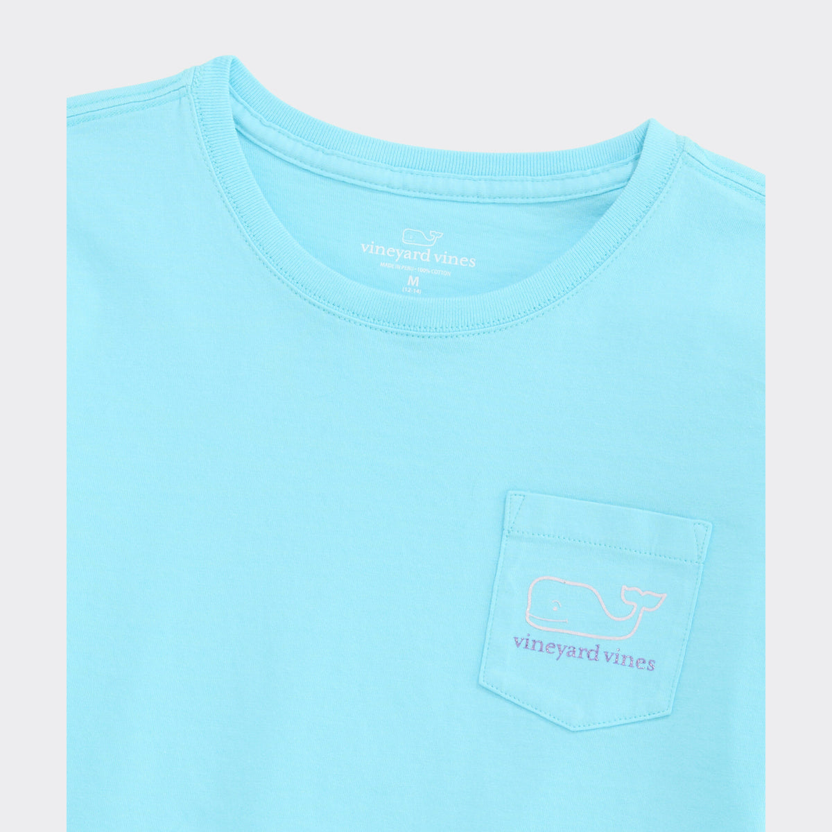 Vineyard Vines | Camiseta de manga larga con bolsillo Glitter Vintage Whale para niña
