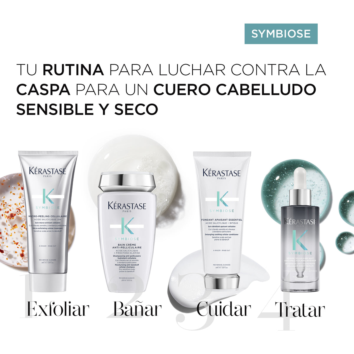 Kérastase | Shampoo Anticaspa Cabello Graso Symbiose 250ml