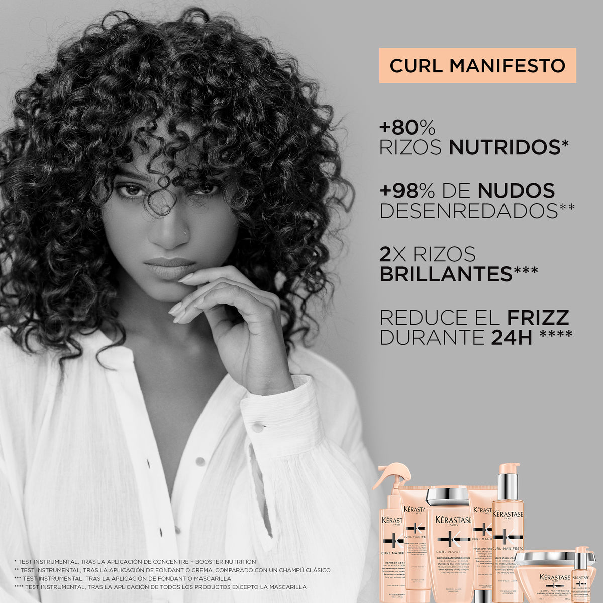 Kérastase | Gel en Crema Hidratante Rizos Curl Manifesto 150ml
