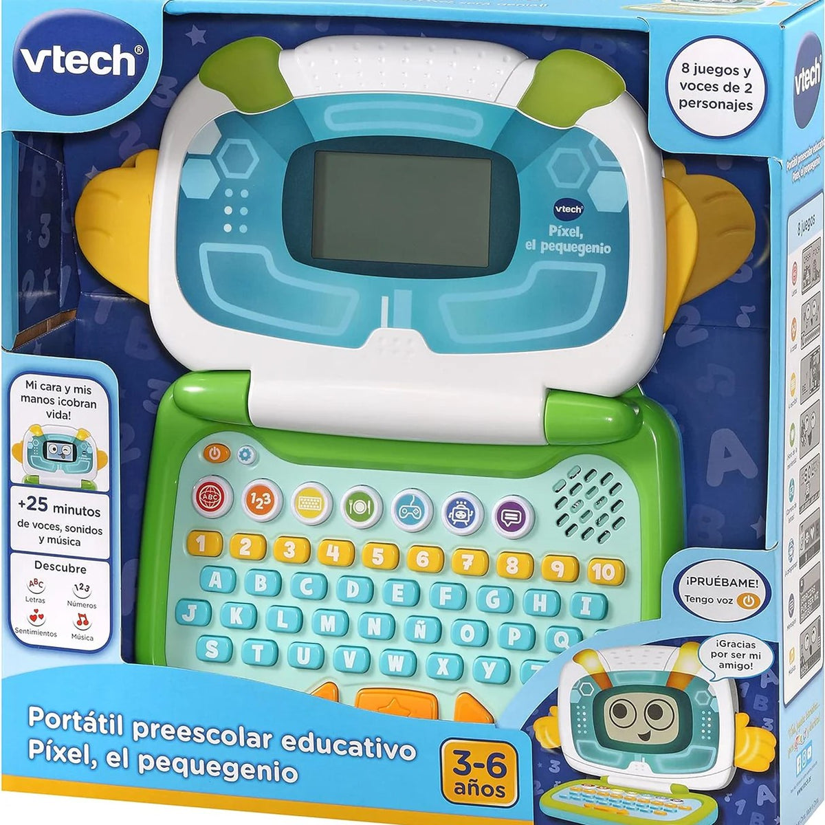 VTECH | Portátil Preescolar Educativo Píxel