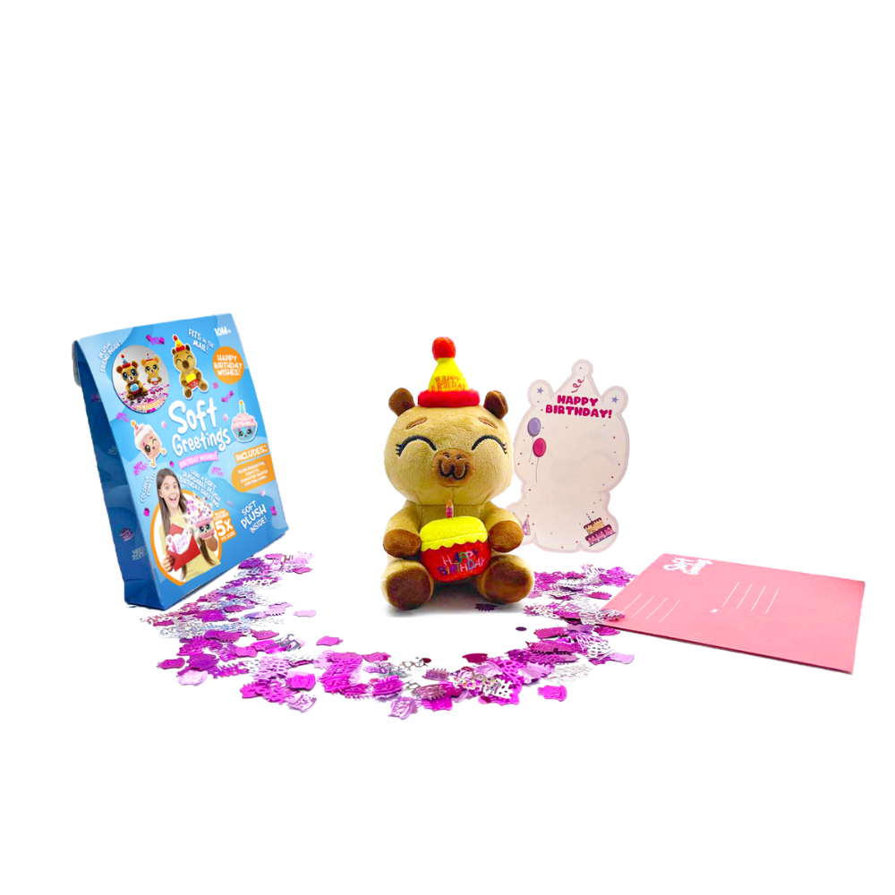 Soft Greetings  | Soft Greetings Peluche Cumpleaños X1 Surt.