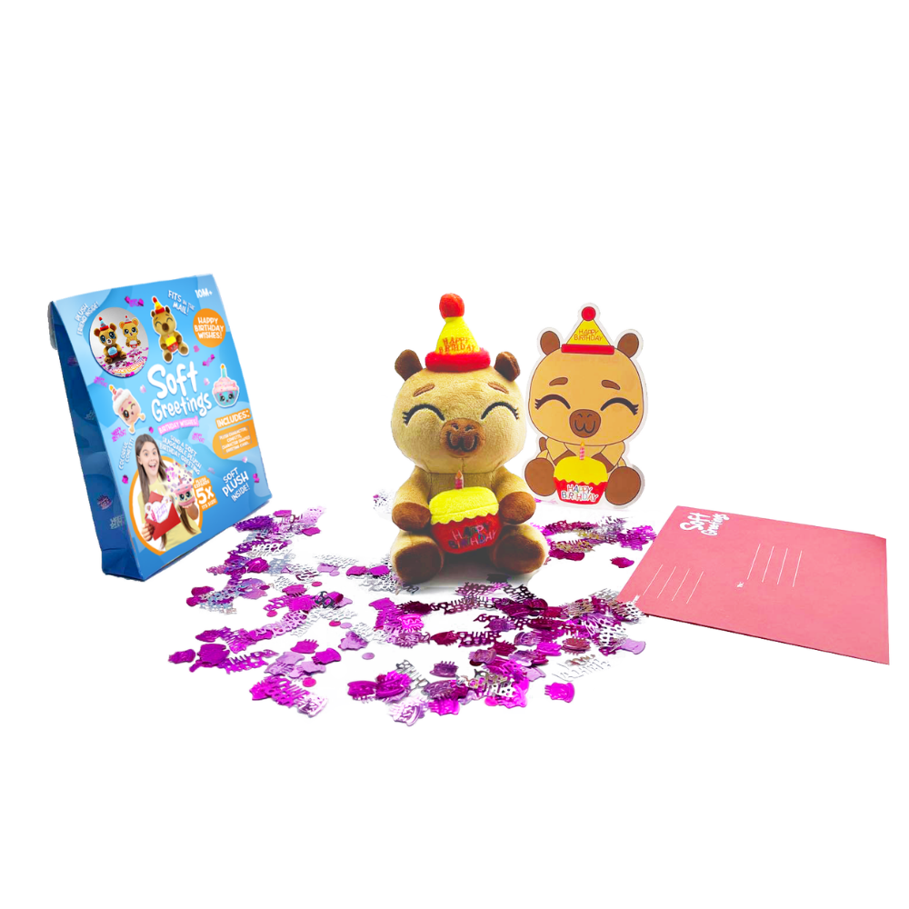 Soft Greetings  | Soft Greetings Peluche Cumpleaños X1 Surt.
