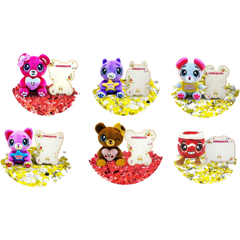 Soft Greetings  | Soft Greetings Peluche Felicidades X1 Surt.