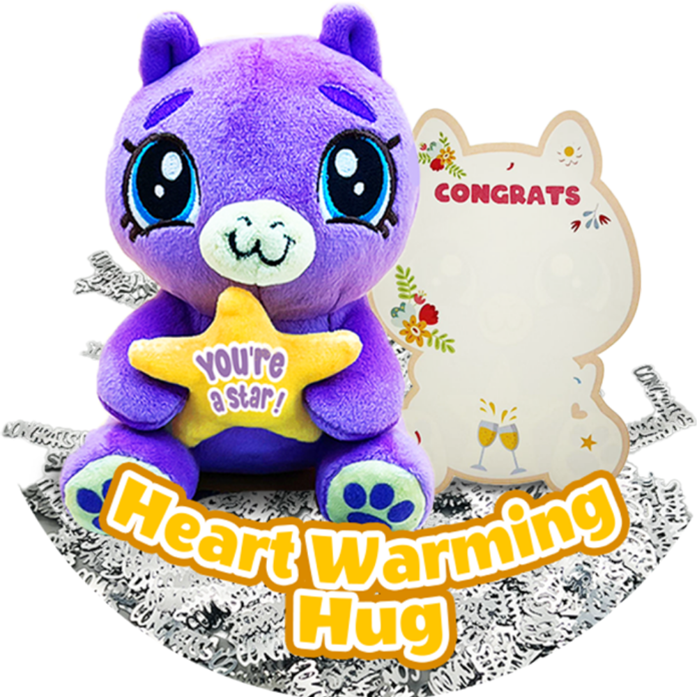 Soft Greetings  | Soft Greetings Peluche Felicidades X1 Surt.