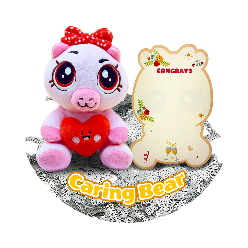 Soft Greetings  | Soft Greetings Peluche Felicidades Con Globo X1 Surt.