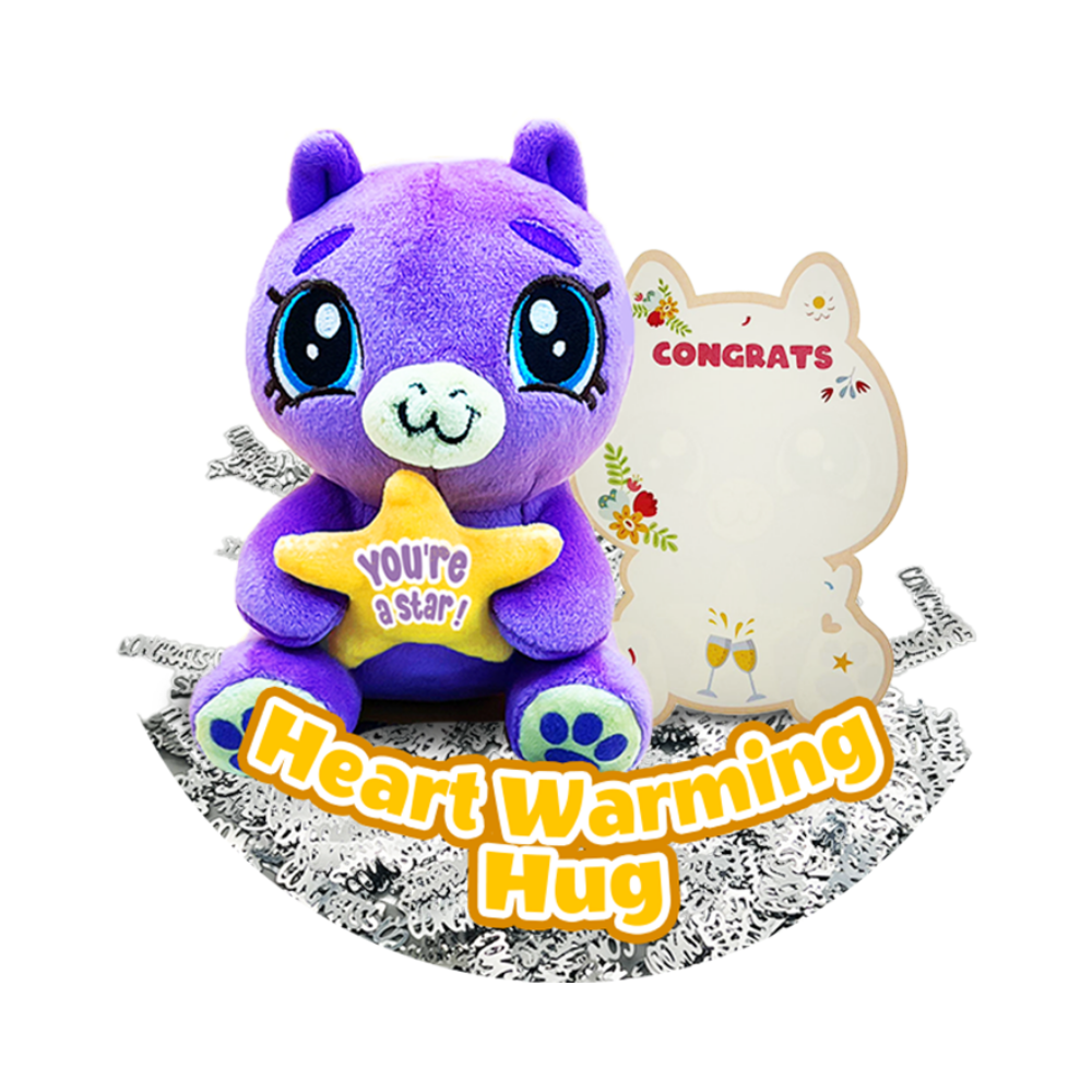Soft Greetings  | Soft Greetings Peluche Felicidades Con Globo X1 Surt.