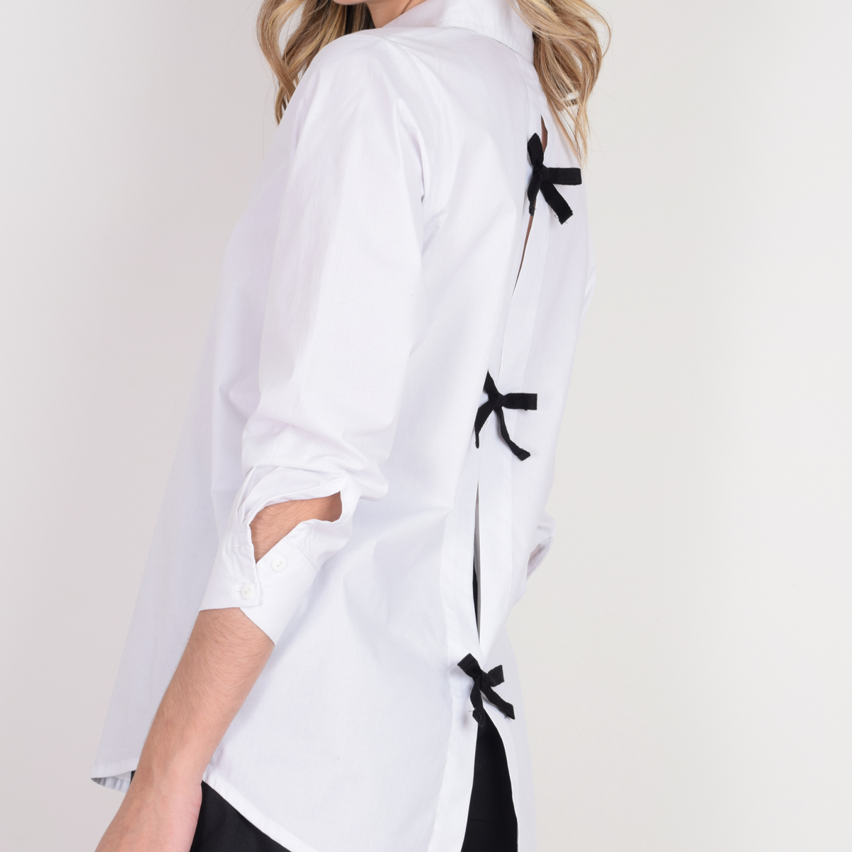 Zocca | Camisa Manga Larga con Lazos