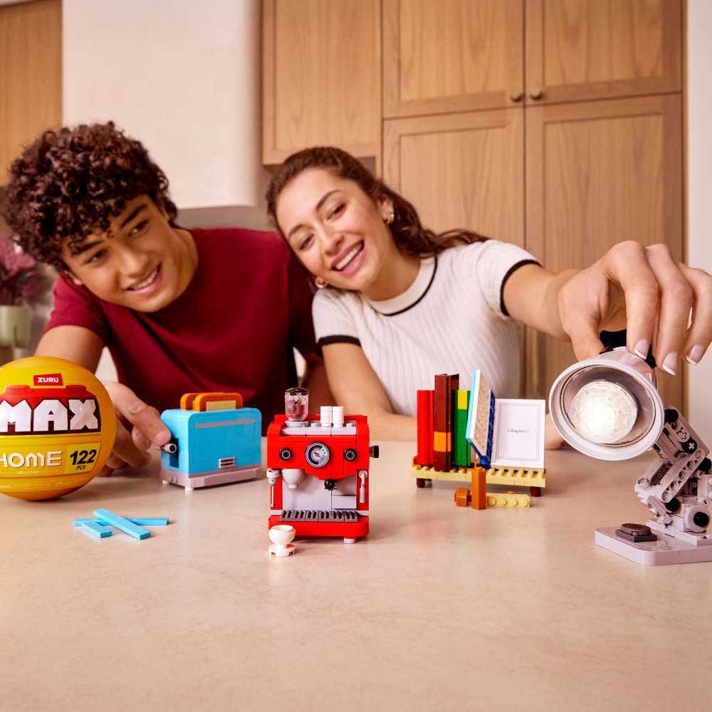Max | MAX Build More Premium Colección Bloques de Construcción Hogar de ZURU
