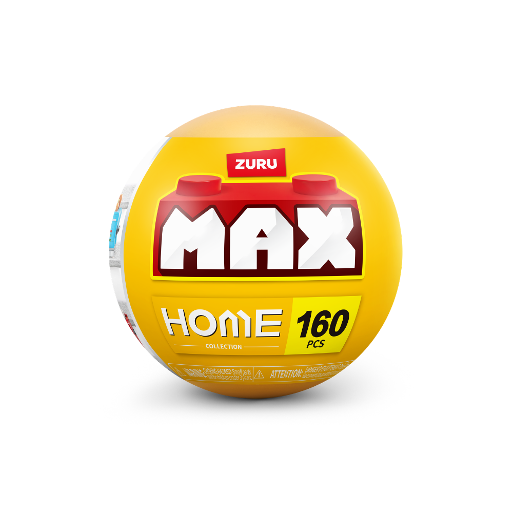 Max | MAX Build More Premium Colección Bloques de Construcción Hogar de ZURU
