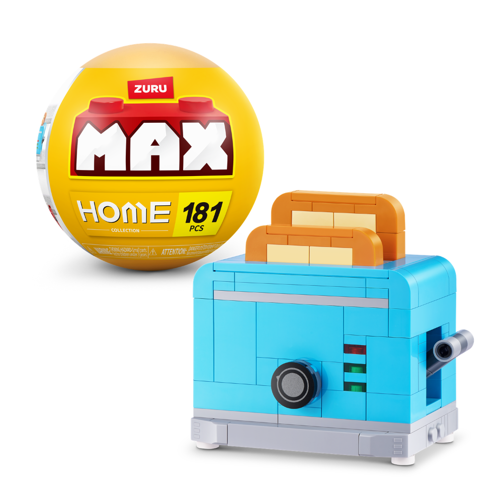 Max | MAX Build More Premium Colección Bloques de Construcción Hogar de ZURU