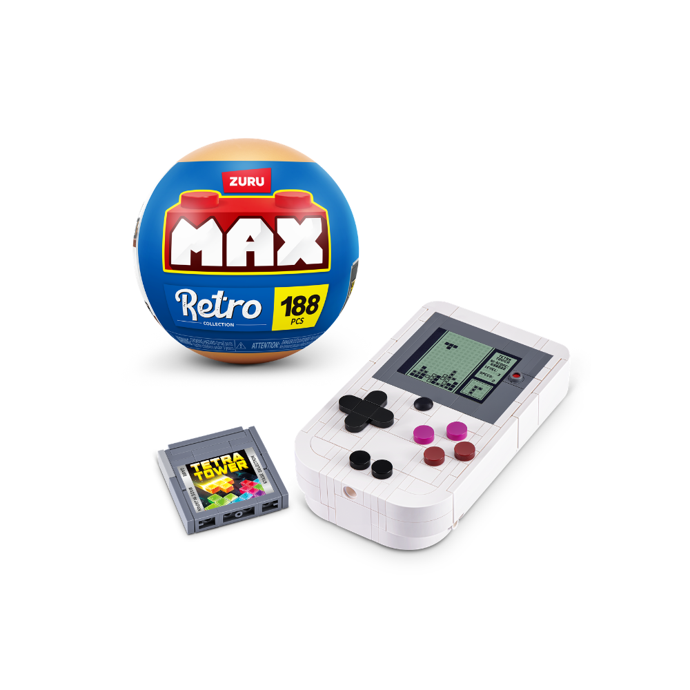 Max | MAX Build More Premium Retro S2 Colección de Bloques de Construcción de ZURU