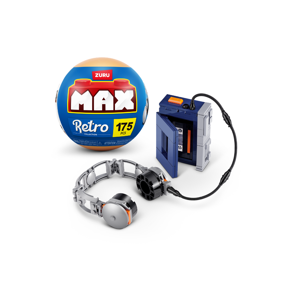 Max | MAX Build More Premium Retro S2 Colección de Bloques de Construcción de ZURU