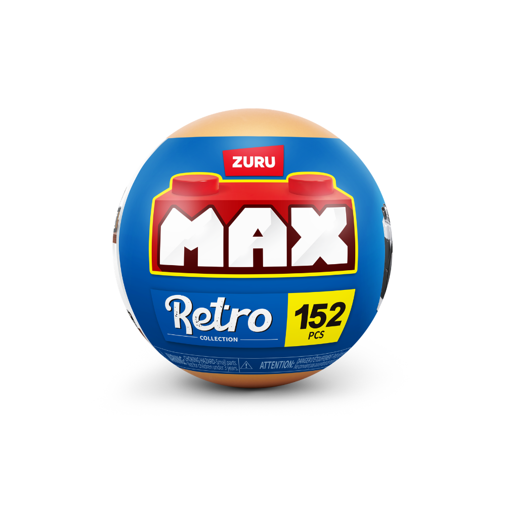 Max | MAX Build More Premium Retro S2 Colección de Bloques de Construcción de ZURU