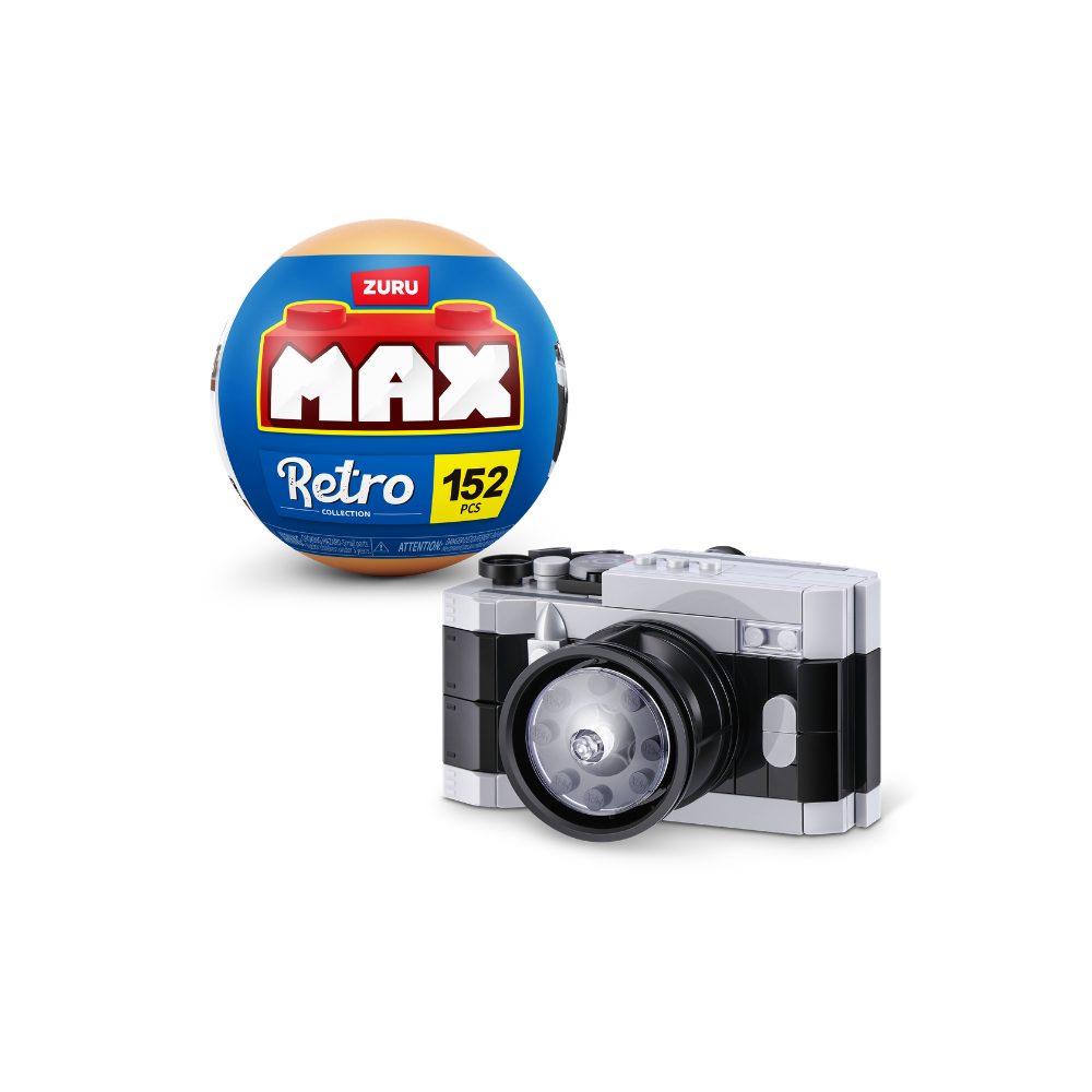 Max | MAX Build More Premium Retro S2 Colección de Bloques de Construcción de ZURU