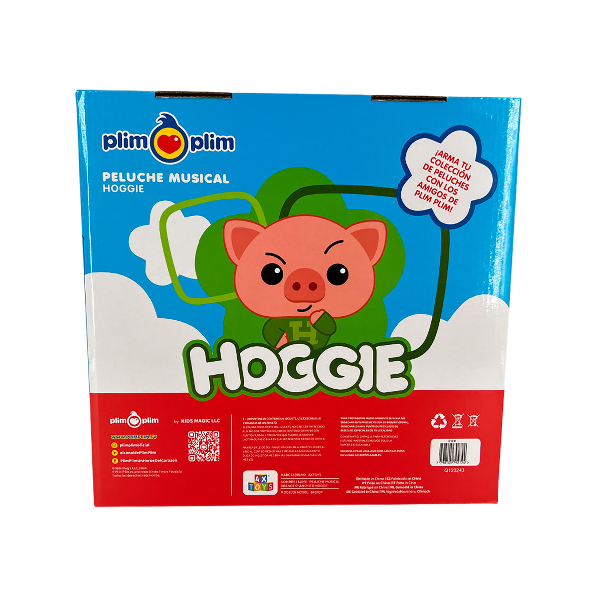 Plim Plim | Peluche Musical Hoogie 30 Cm