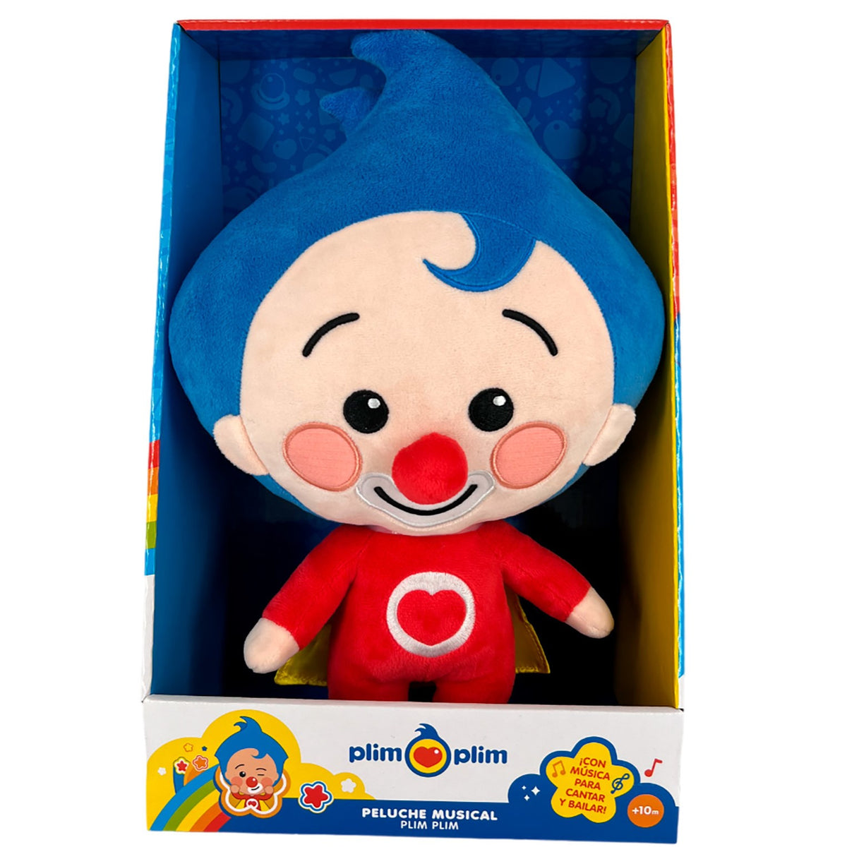 Plim Plim | Peluche Musical Payaso Plim Plim 30 Cm