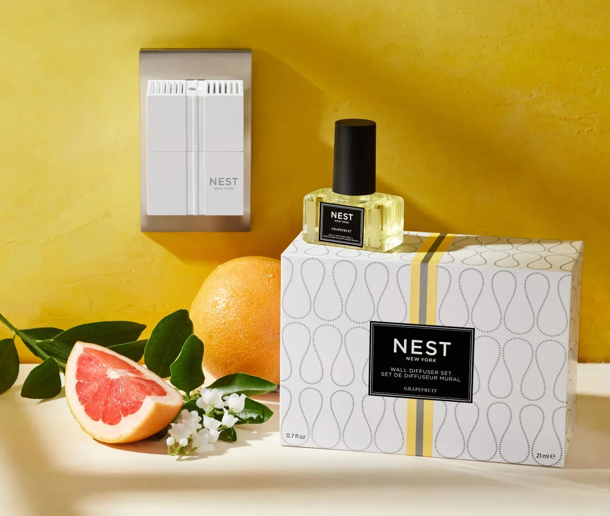 NEST NEW YORK | Grapefruit Wall Diffuser Set