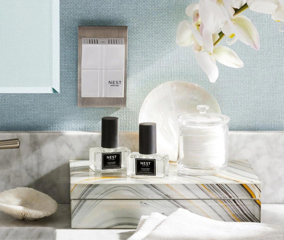 NEST NEW YORK | Ocean Mist & Sea Salt Wall Diffuser Refill Duo