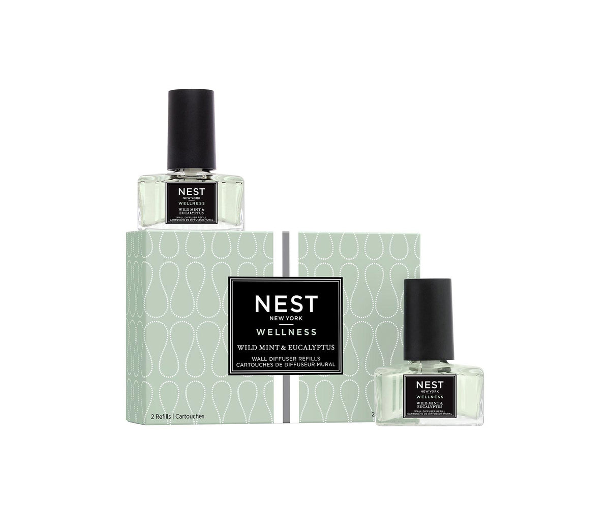 NEST NEW YORK | Wild Mint & Eucalyptus Wall Diffuser Refill Duo