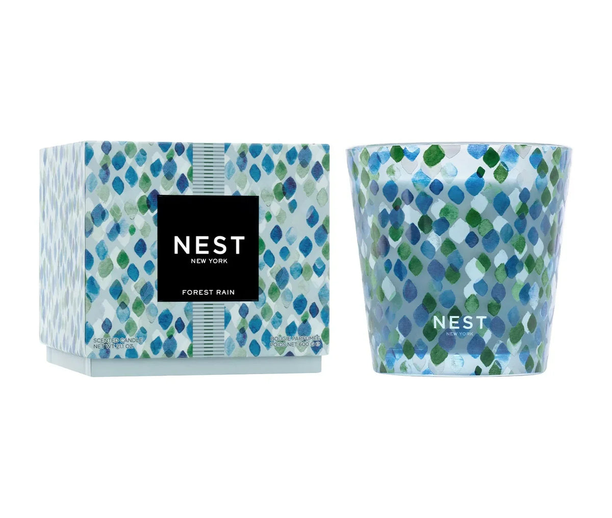 NEST NEW YORK | Forest Rain Especialty Decorative 3-Wick Candle