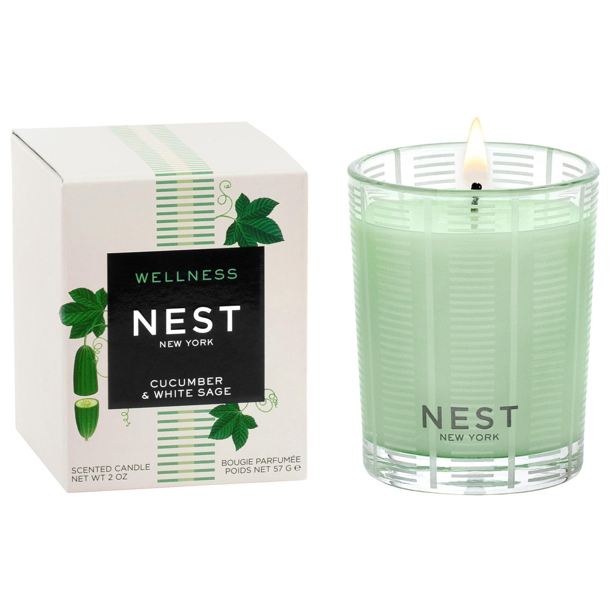NEST NEW YORK | Cucumber & White Sage Votive Candle