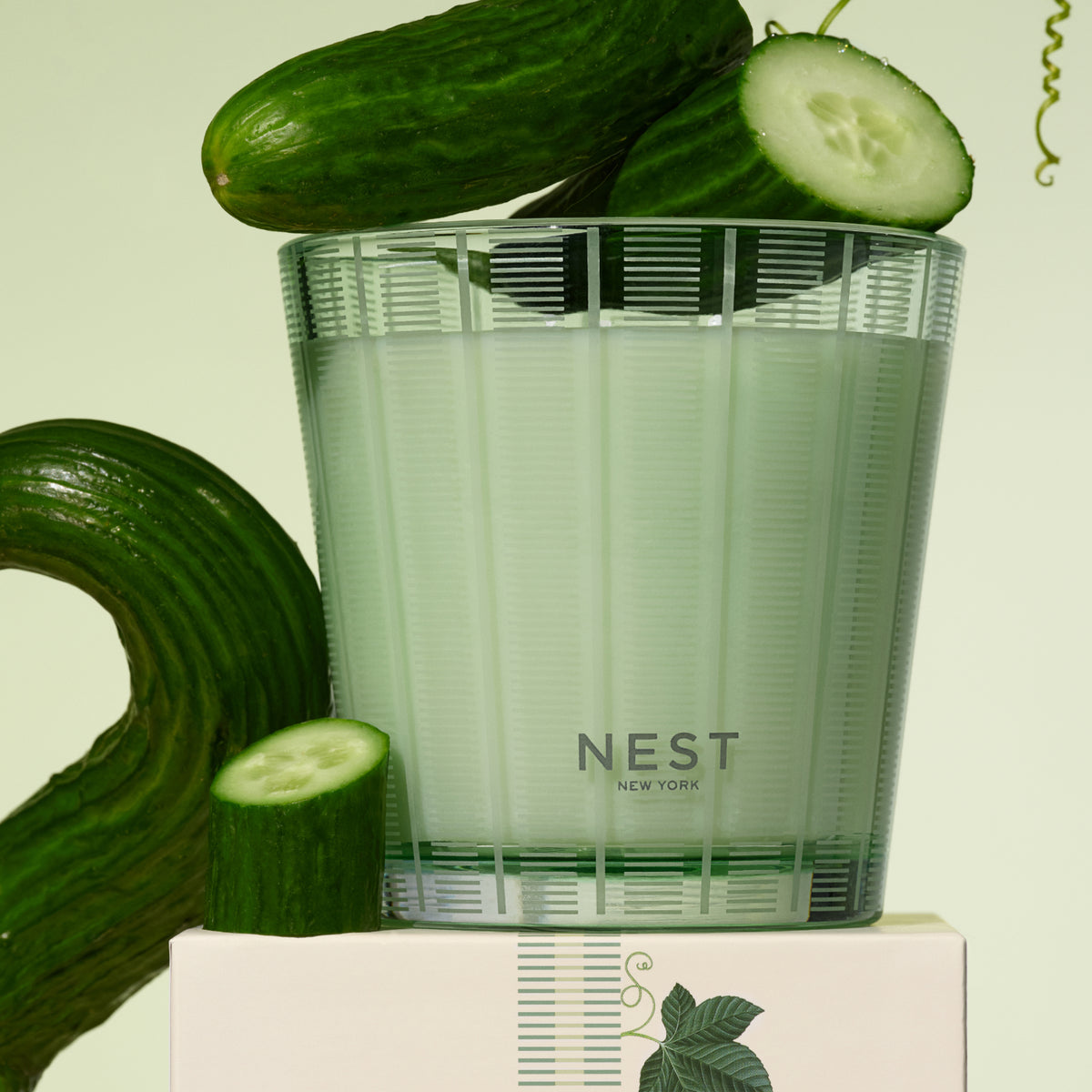 NEST NEW YORK | Cucumber & White Sage 3-Wick Candle