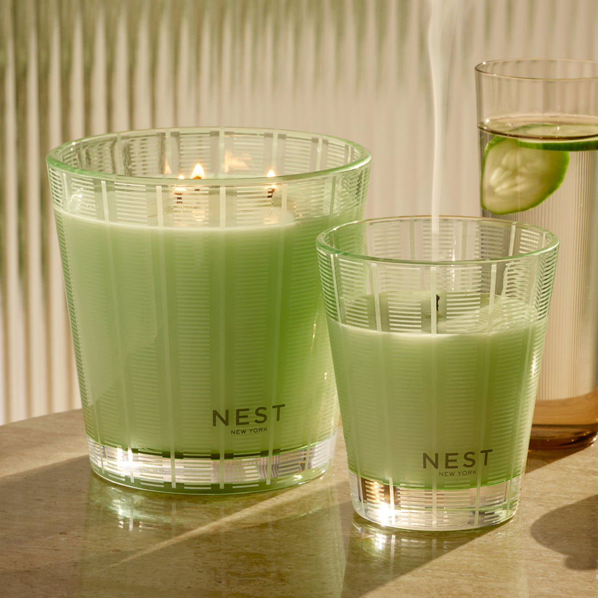 NEST NEW YORK | Cucumber & White Sage 3-Wick Candle