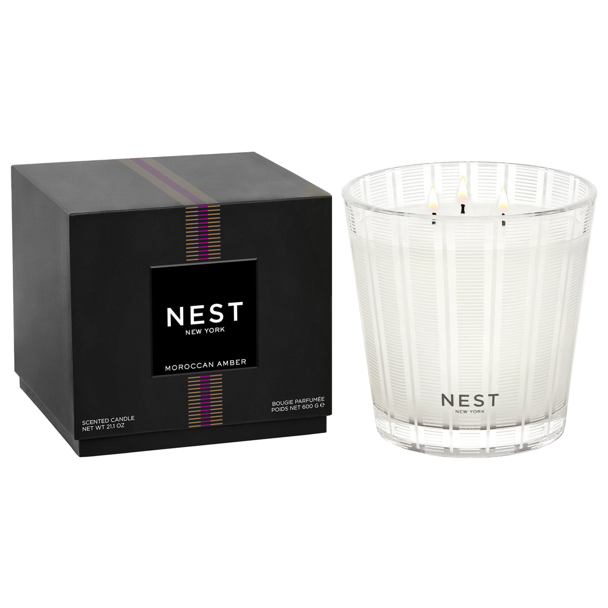 NEST NEW YORK | Moroccan Amber 3-Wick Candle