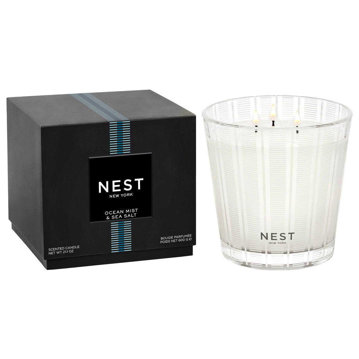 NEST NEW YORK | Ocean Mist & Sea Salt 3-Wick Candle