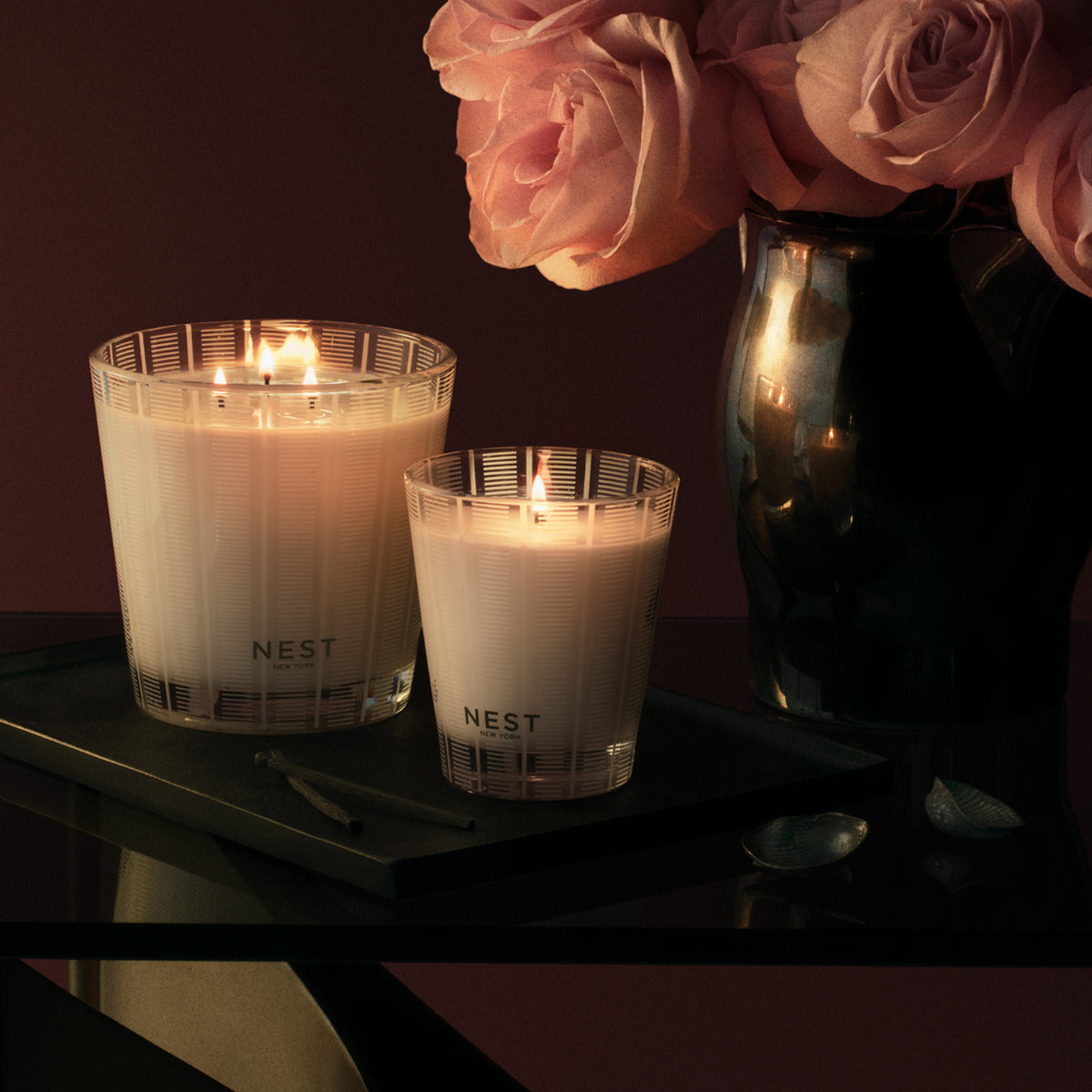 NEST NEW YORK | Rose Noir & Oud 3-Wick Candle