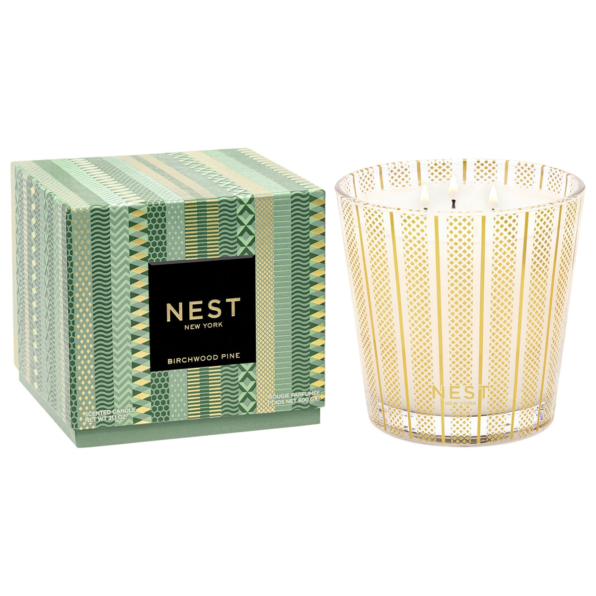 NEST NEW YORK | Birchwood Pine 3-Wick Candle
