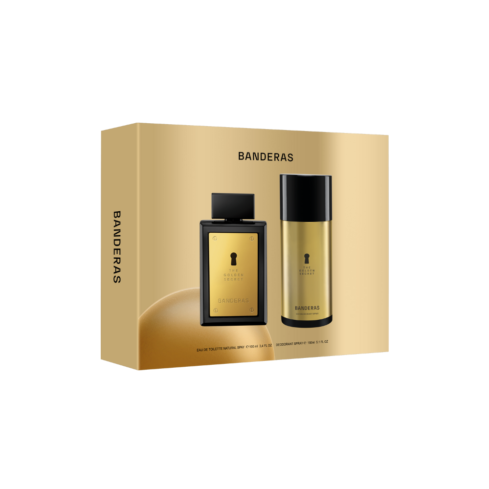 Banderas | Estuche The Golden Secret Eau de Toilette & Desodorante Spray