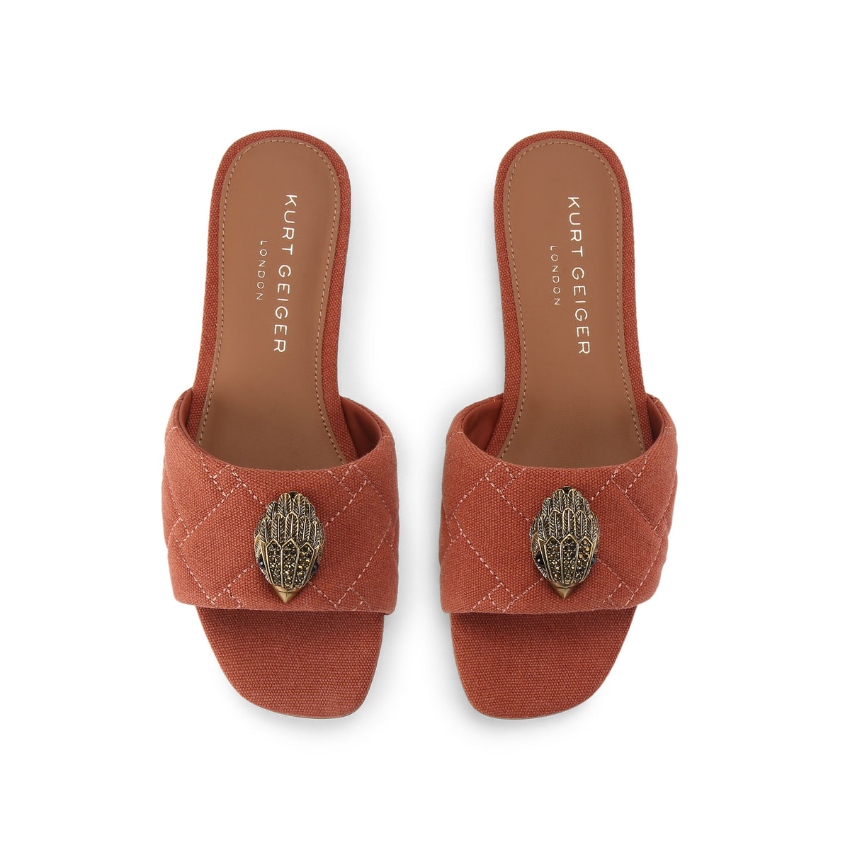 Kurt Geiger | Sandalias Planas Kensington Rust